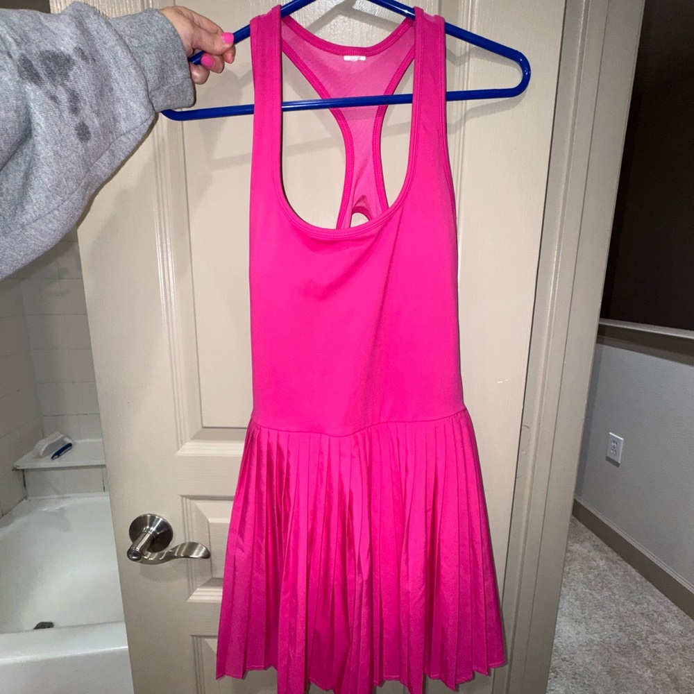 Fabletics Hot Pink Sleeveless Dress